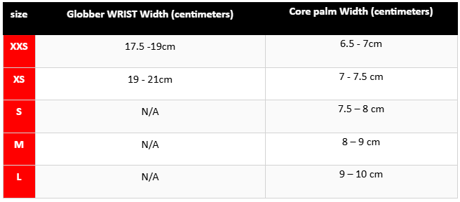 Gloves Size Guide