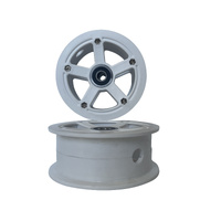Grit Dirt scooter - NYLON CORE WHITE with Bearing (no tyre) -1pce