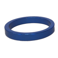 Alloy Head Set Spacer 5mm Blue