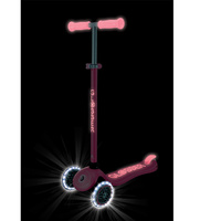 Globber Primo Plus Glow Lights - Coral Pink 