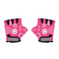 Globber TODDLER Gloves (XS) - Fuchsia Shapes