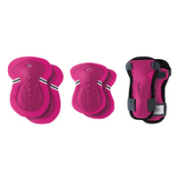 Globber JUNIOR PROTECTIVE Pad Set for 6-10y Fuchsia - XS