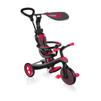 Globber EXPLORER Trike 4 in 1 - Red