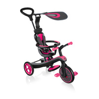 Globber EXPLORER Trike 4 in 1 - Fuchsia Pink