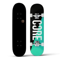 CORE Complete Skateboard C2 Split - Teal/Black 7.75