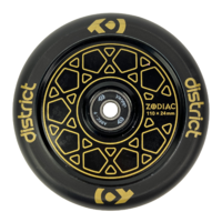 District Zodiac Wheel 110x24mm Gold/Black
