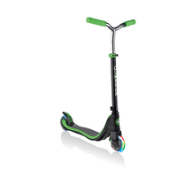 GLOBBER Flow 125 Lights Scooter - Black Neon Green