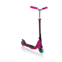 GLOBBER Flow 125 Lights Scooter - Ruby Grey