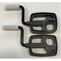 Globber Explorer Foldable Trike Pedals (pair) - Grey 