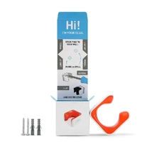 Hornit CLUG PLUS bike rack - White/Orange, 70-81mm tyres
