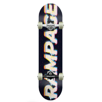 RAMPAGE Glitch Logo 8" Complete skateboard 