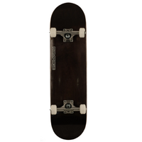 RAMPAGE Black Stain Complete Skateboard 100% Canadian Maple